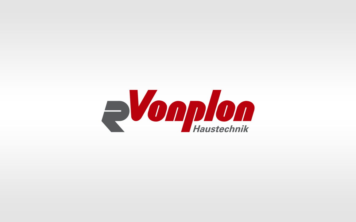 Vonplon Haustechnik, Thusis: Logo, Briefschaft, Website